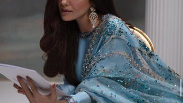 Maya Ali beauty with a Bite, Elegance with an Edge, looking Stunning in Blue