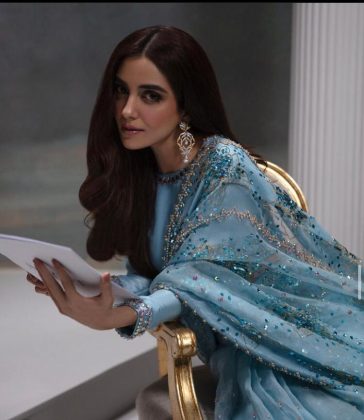 Maya Ali beauty with a Bite, Elegance with an Edge, looking Stunning in Blue