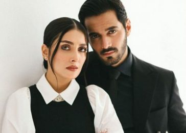 Ayeza Khan Shines in the Latest 'Mein' Drama Shoot, Gracing the Screen with Wahaj Ali