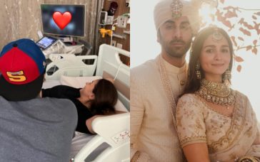 Ranbir Kapoor and Alia Bhatt reveal their daughter's first look on her birthday
