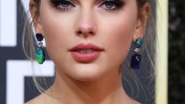 Taylor Swift Grabs Attention in a Stunning Black Leather Dress