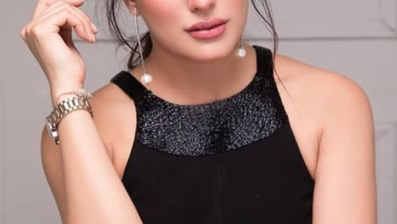 Mehwish Hayat Strides Elegantly as a "Stunning Inspiration" for Fahad Hussay