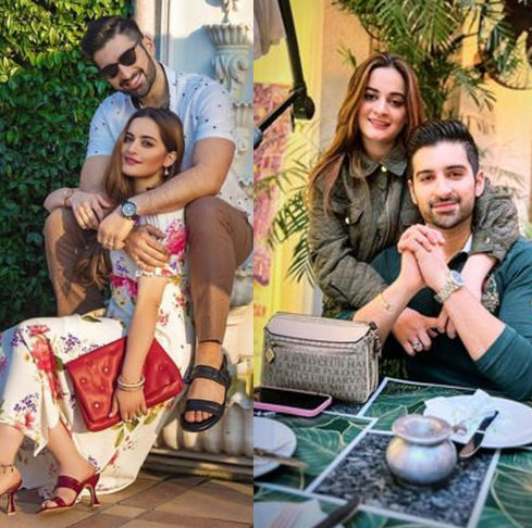 Aiman Khan Celebrates Muneeb Butt's Birthday at Dubai - Celebrities ...