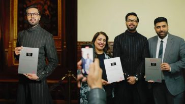 Fahad Mustafa Honored with Two Prestigious Awards by British Parliament
