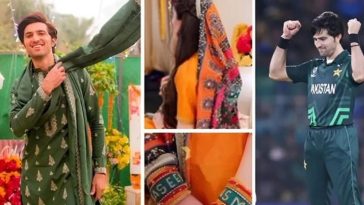 Mohammad Wasim Jr. starts his wedding festivities