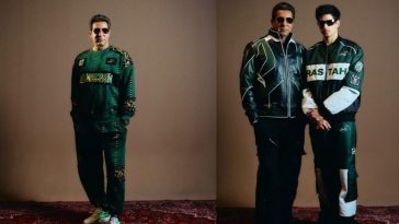 Wasim Akram and his son showcase impressive father-son style goals