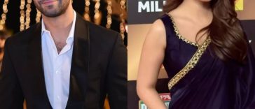 Emotional Reunion: Sajal Aly & Ahad Raza Mir at Award Show