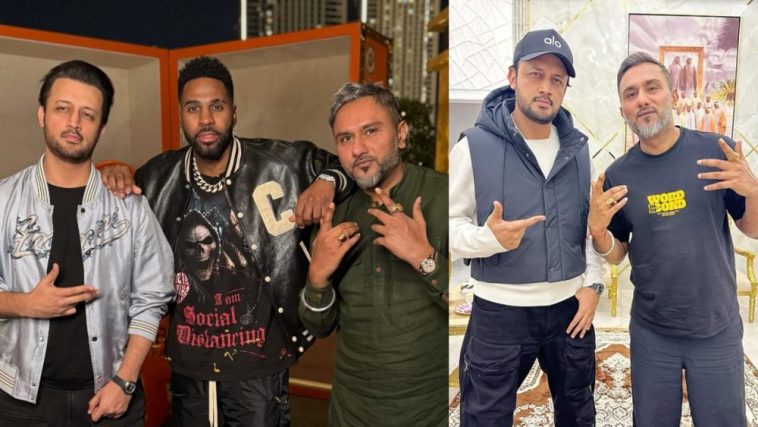 Atif Aslam, Honey Singh, and Jason Derulo Link Up – A New Project Incoming?