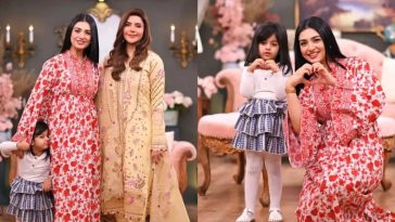 Sarah Khan & Daughter Alyana Falak Melt Hearts on Good Morning Pakistan
