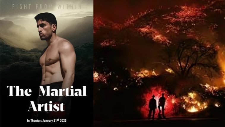 Shaz Khan's The Martial Artist has been postponed due to the wildfires in LA