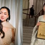 Hania Aamir earns prestigious recognition in UK Parliament for elevating Pakistani entertainment