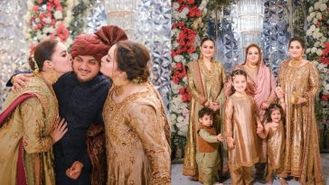 Aiman & Minal Khan Shine at Brother Maaz’s Barat