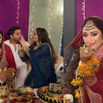 Aiman & Minal Khan Shine at Brother Maaz’s Mayun