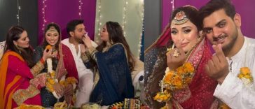 Aiman & Minal Khan Shine at Brother Maaz’s Mayun