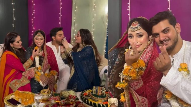 Aiman & Minal Khan Shine at Brother Maaz’s Mayun