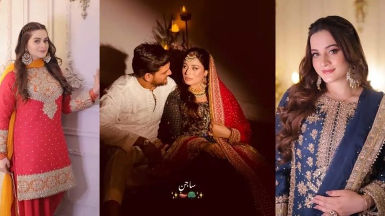Aiman & Minal Khan’s Stunning Looks at Brother’s Mayun