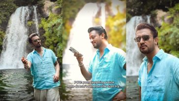 Atif Aslam’s Hilarious Waterfall Reel Sparks Laughter and Reactions