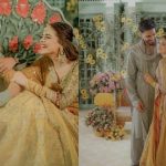 Omer Shahzad & Shanzay Lodhi Radiate in Haldi Shoot