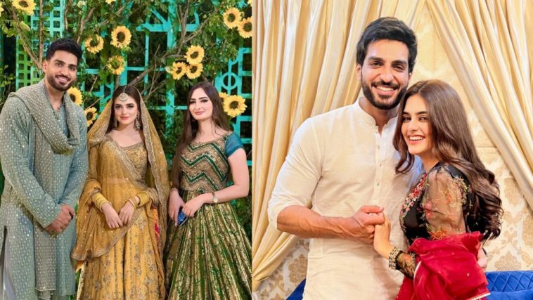 Omer Shahzad & Shanzay Lodhi Shine at Mehndi Night