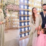 Aiman & Muneeb Shine with Daughters at Maaz’s Walima