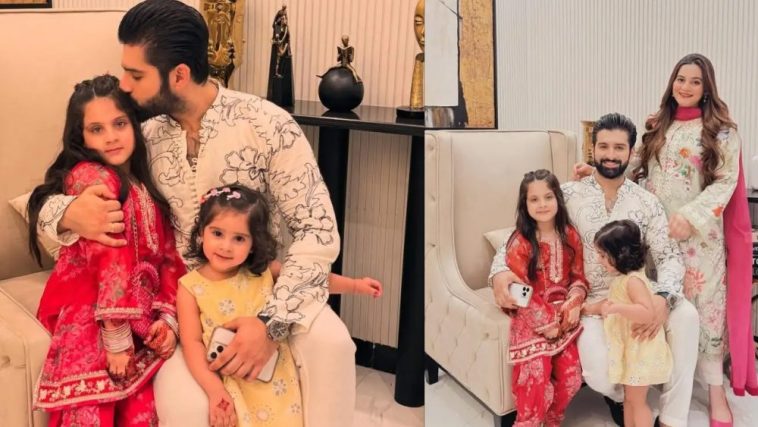 Aiman, Amal & Miral Wish Muneeb Butt a Happy Father’s Day