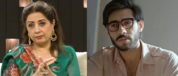 Atiqa Odho Spills on Ali Raza’s Hairy Chest in Dastak Drama
