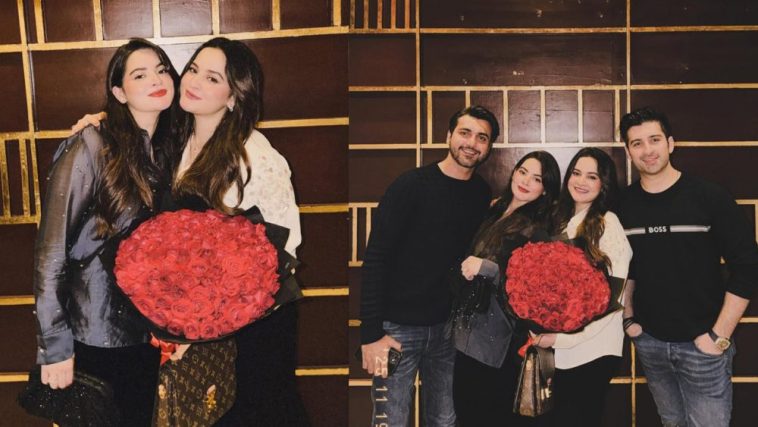 Aiman and Minal Khan Celebrate 27th Birthday Together